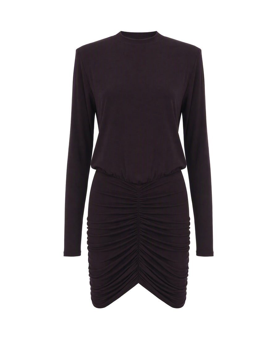 Jersey Mini Dress Rouge Noir Viscose Evening Suits