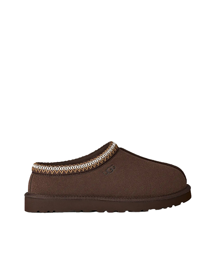 Clog Tasman Ii Suede Dusted Cocoa Upper: Leather Slippers