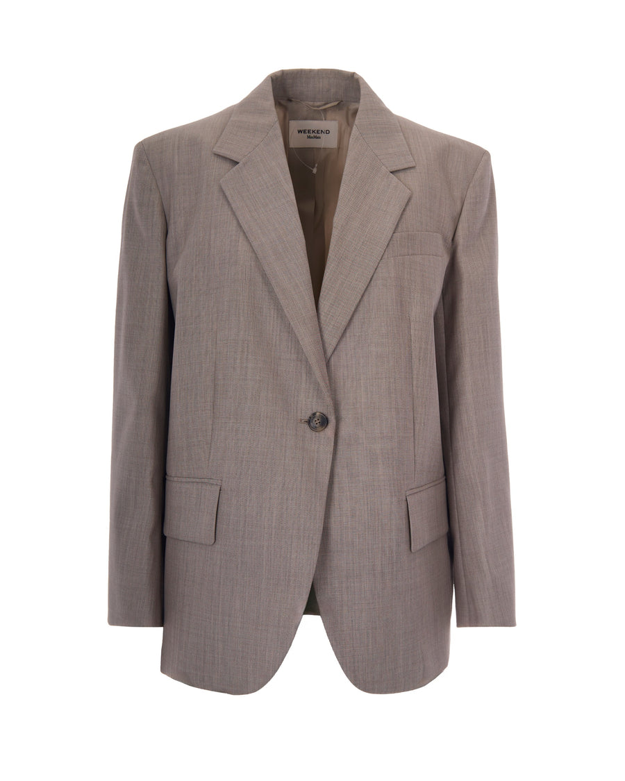 Blazer Oversized Cappuccino Jacket