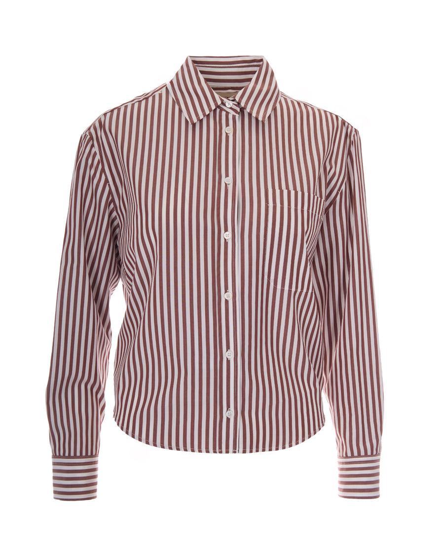 Shirt Panetto Terracotta Terracotta/pink/off Cotton