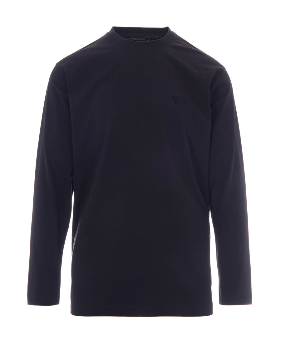 T-Shirt Long Sleeve Black Cotton T-shirts