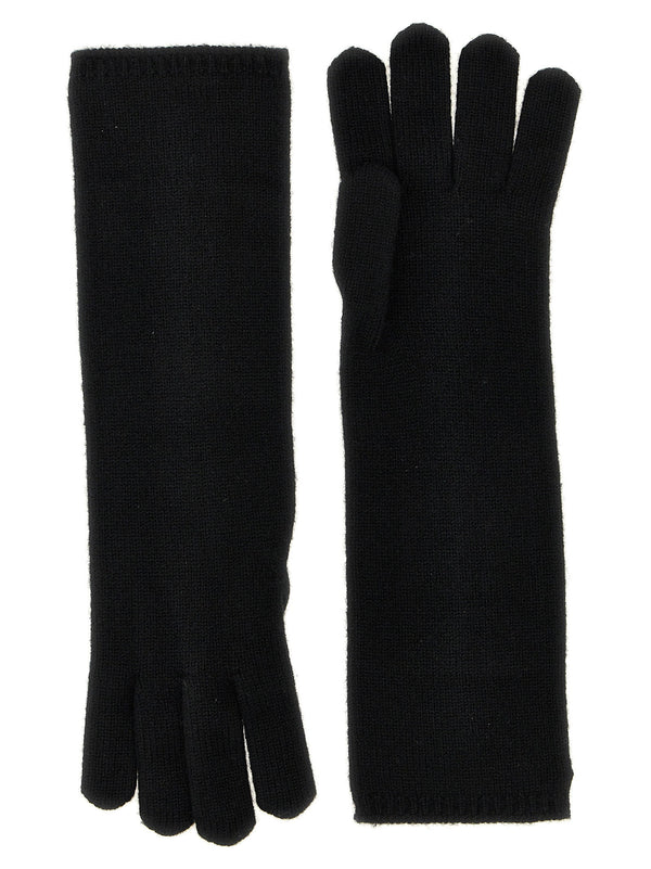Max Mara Alaggio Gloves — Black