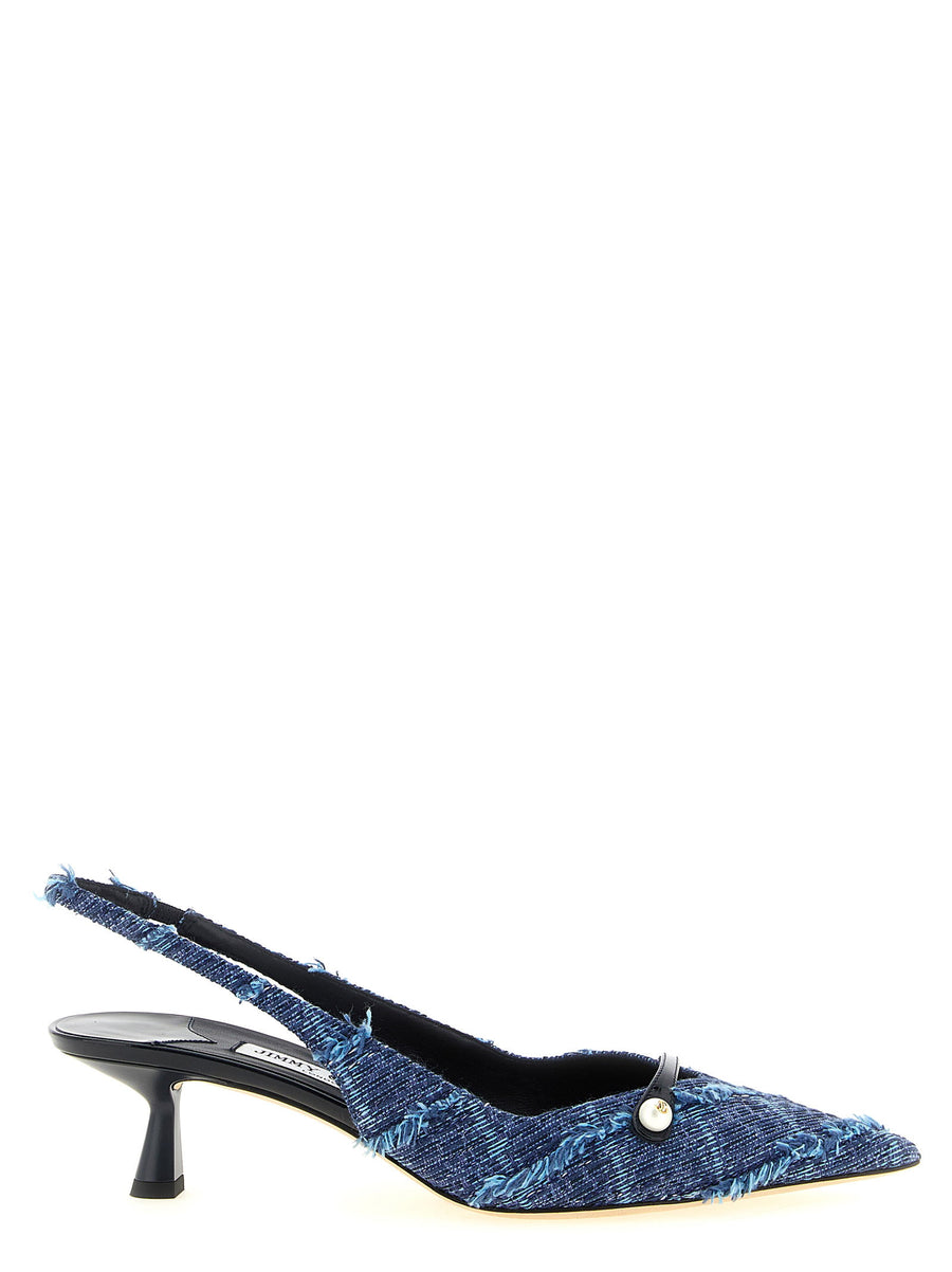 Jimmy Choo Amita Slingback Heel — Blue
