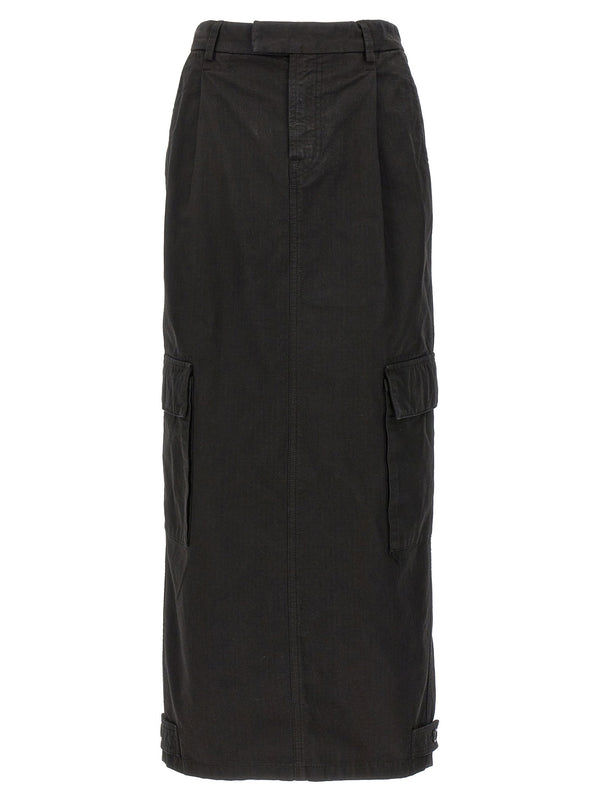 Armarium Cotton skirt in black