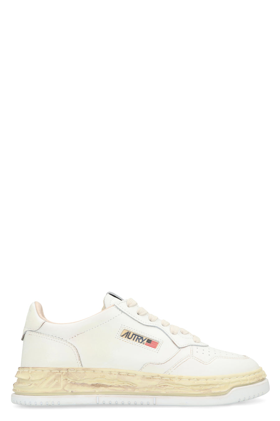 Autry Medalist Low-Top Sneakers White Cow Hide Trainers