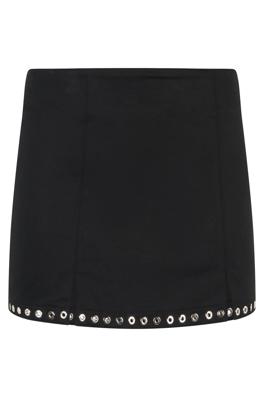 Skirt Lisette Twill Black Cotton