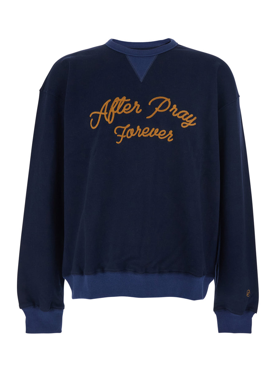 Forever Blue Sweatshirt Cotton Sweatshirts
