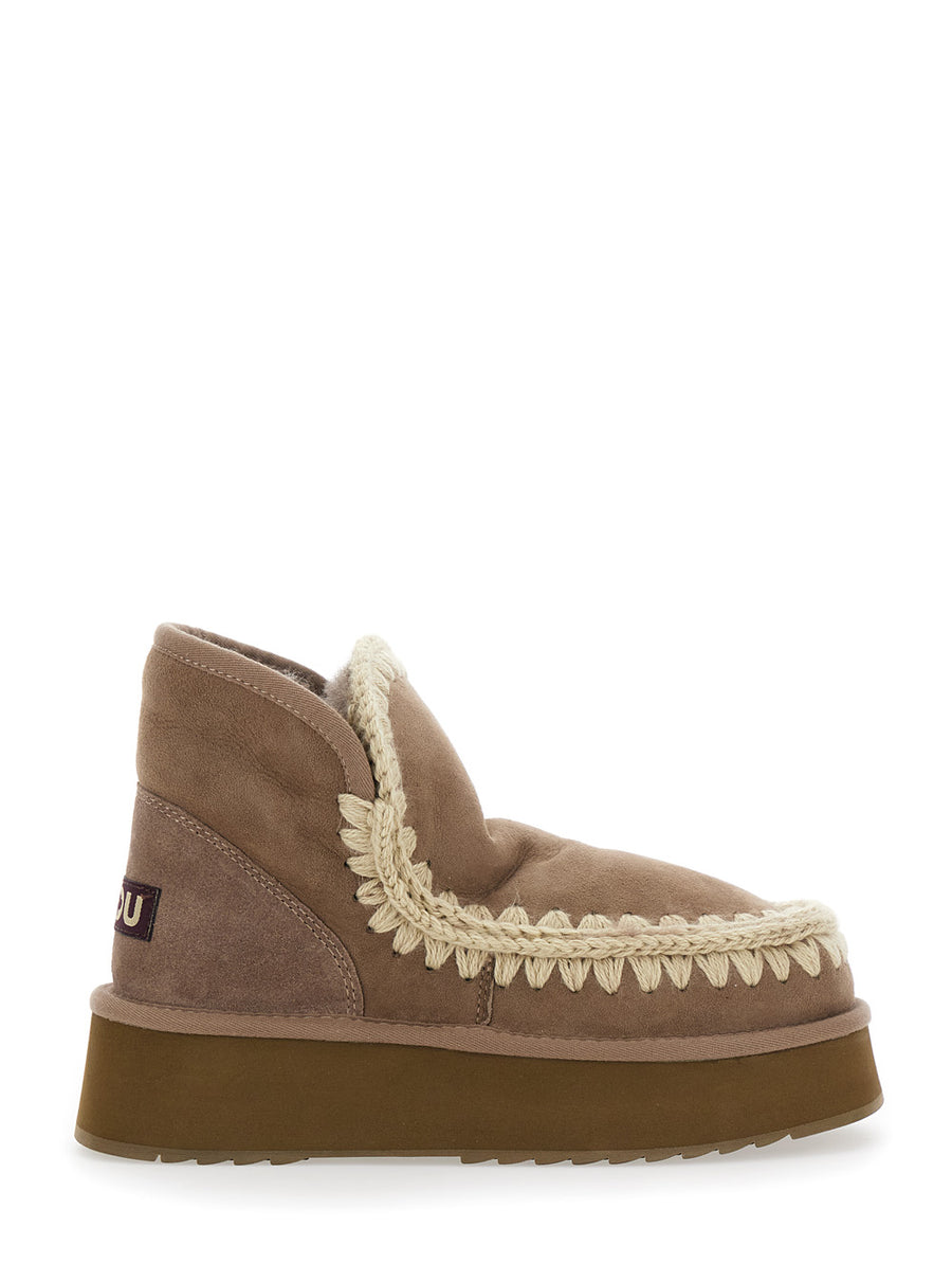 Ankle Boots Mini Eskimo Grey Sheepskin