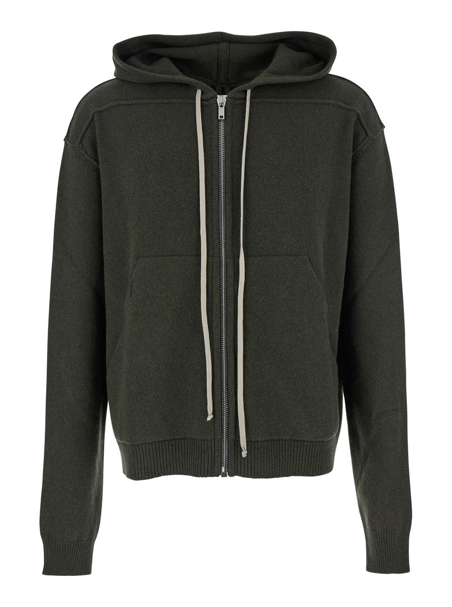 Green Cashmere And Wool Sweatshirt Sweatshirts