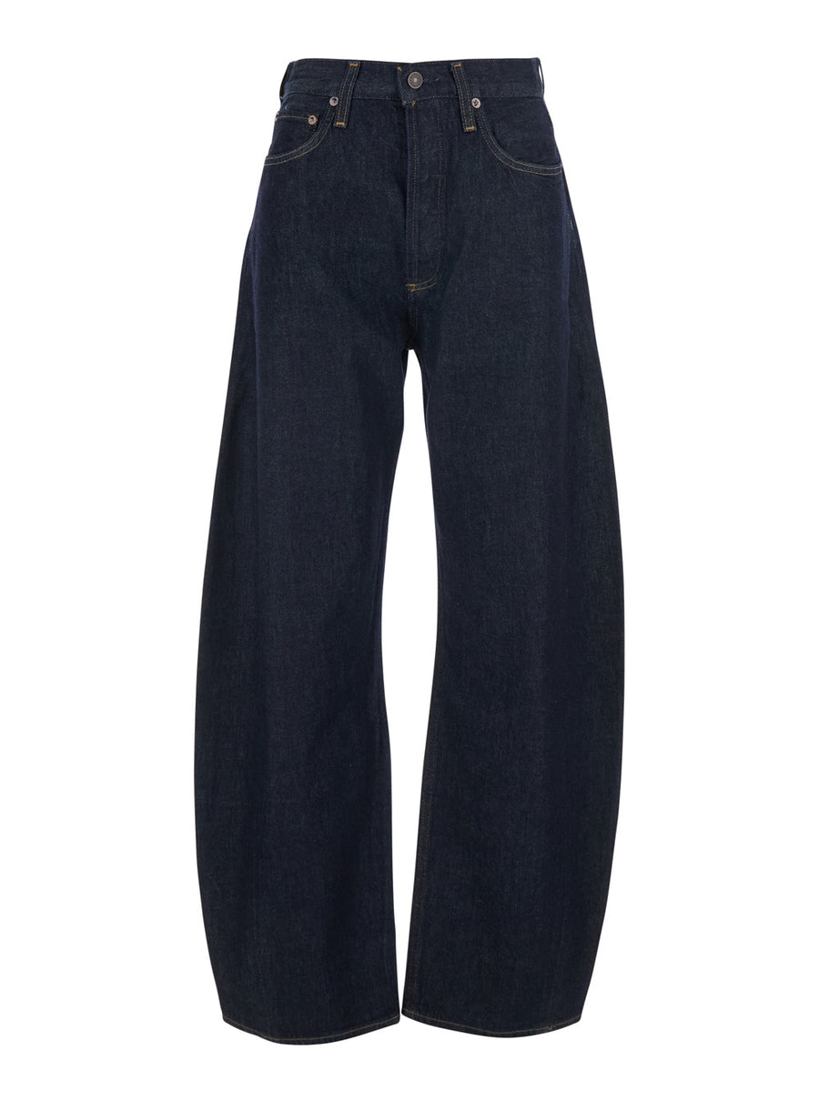 Jeans Luna Pieced Blue Cotton