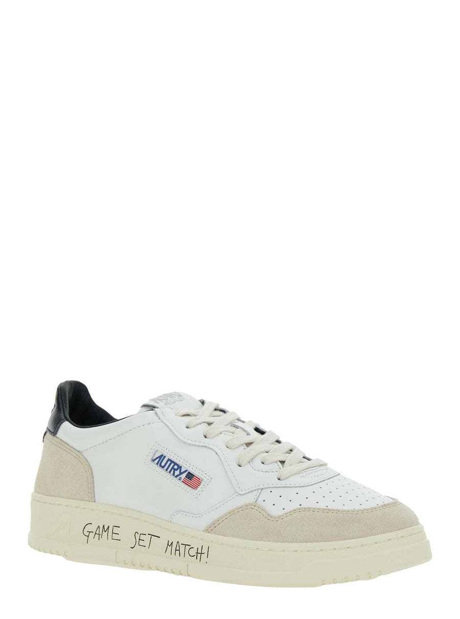 Low Sneakers Medalist White Leather Cow Trainers