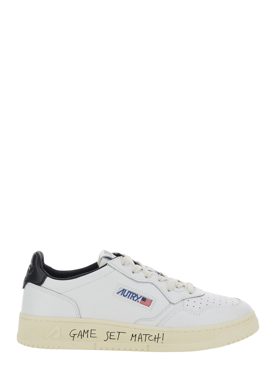 Low Sneakers Medalist White Leather Cow Trainers