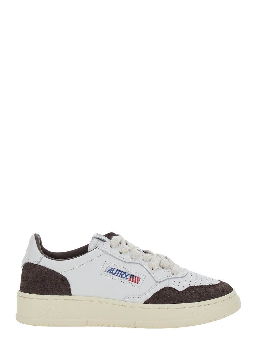 Low Top Sneakers Medalist White Suede Trainers
