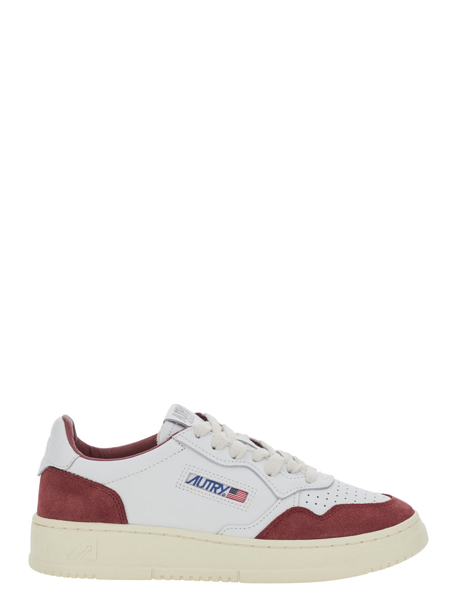 Low Top Sneakers Medalist White Suede Trainers