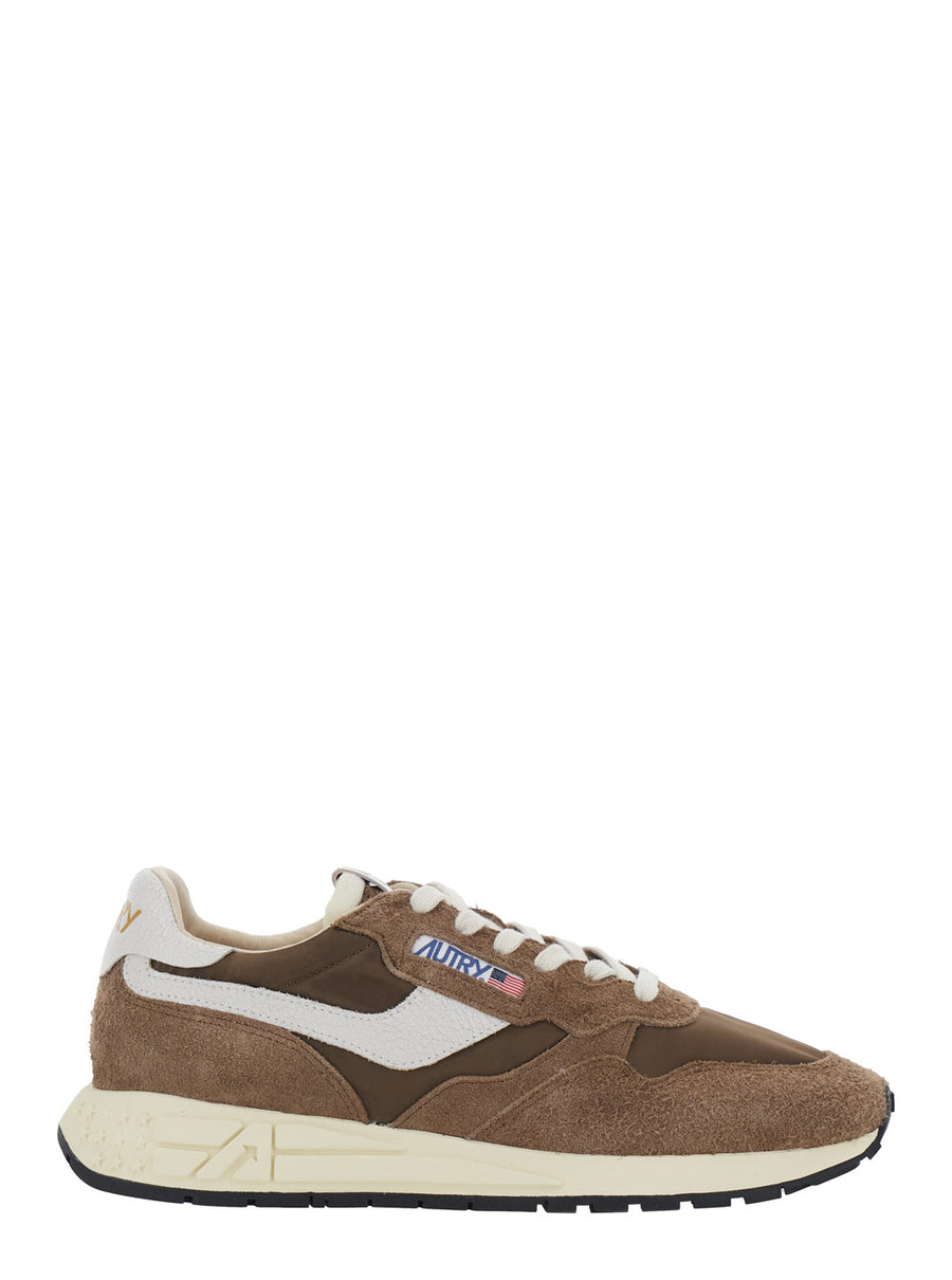 Sneakers Reelwind Brown Suede Nylon Trainers