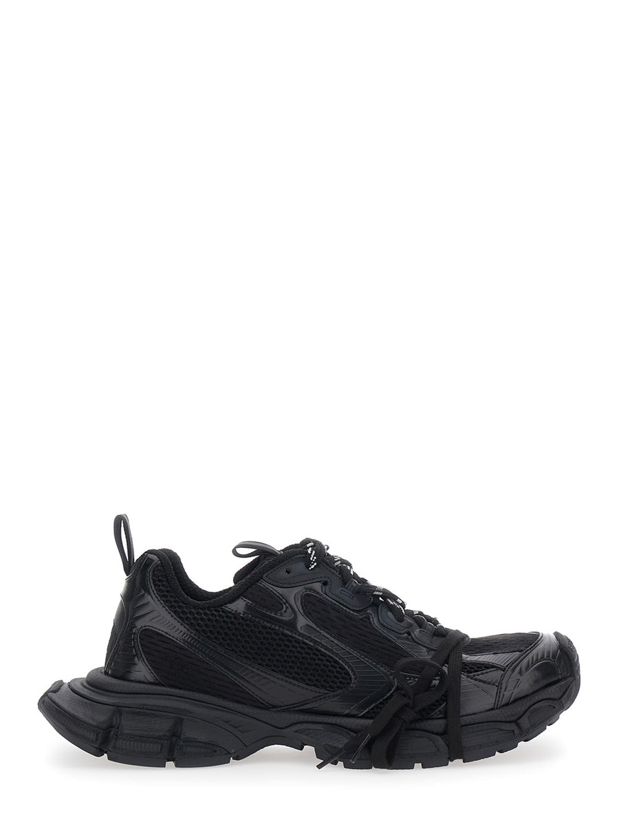 Sneakers 3xl Black Tech Fabric Trainers