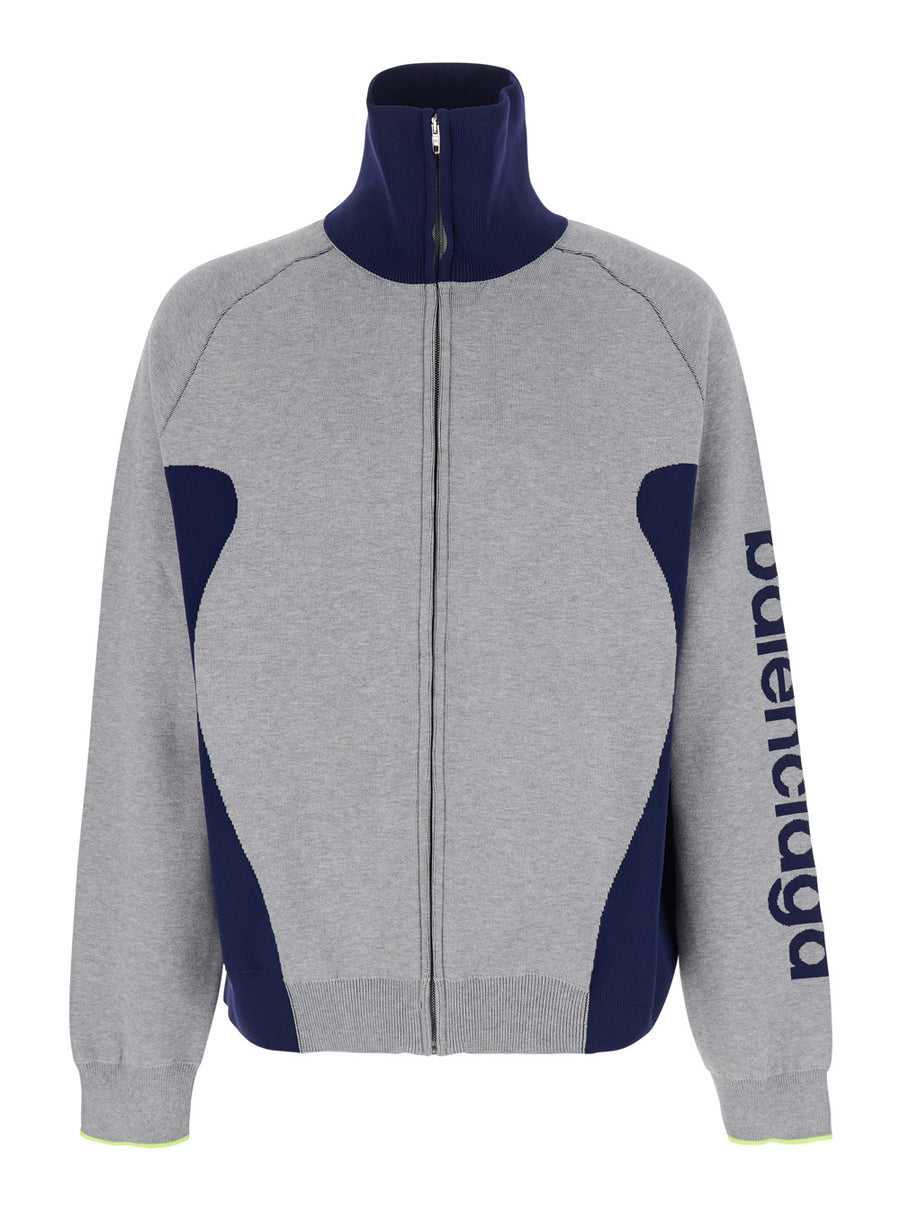 Cardigan Grey Cotton Tops