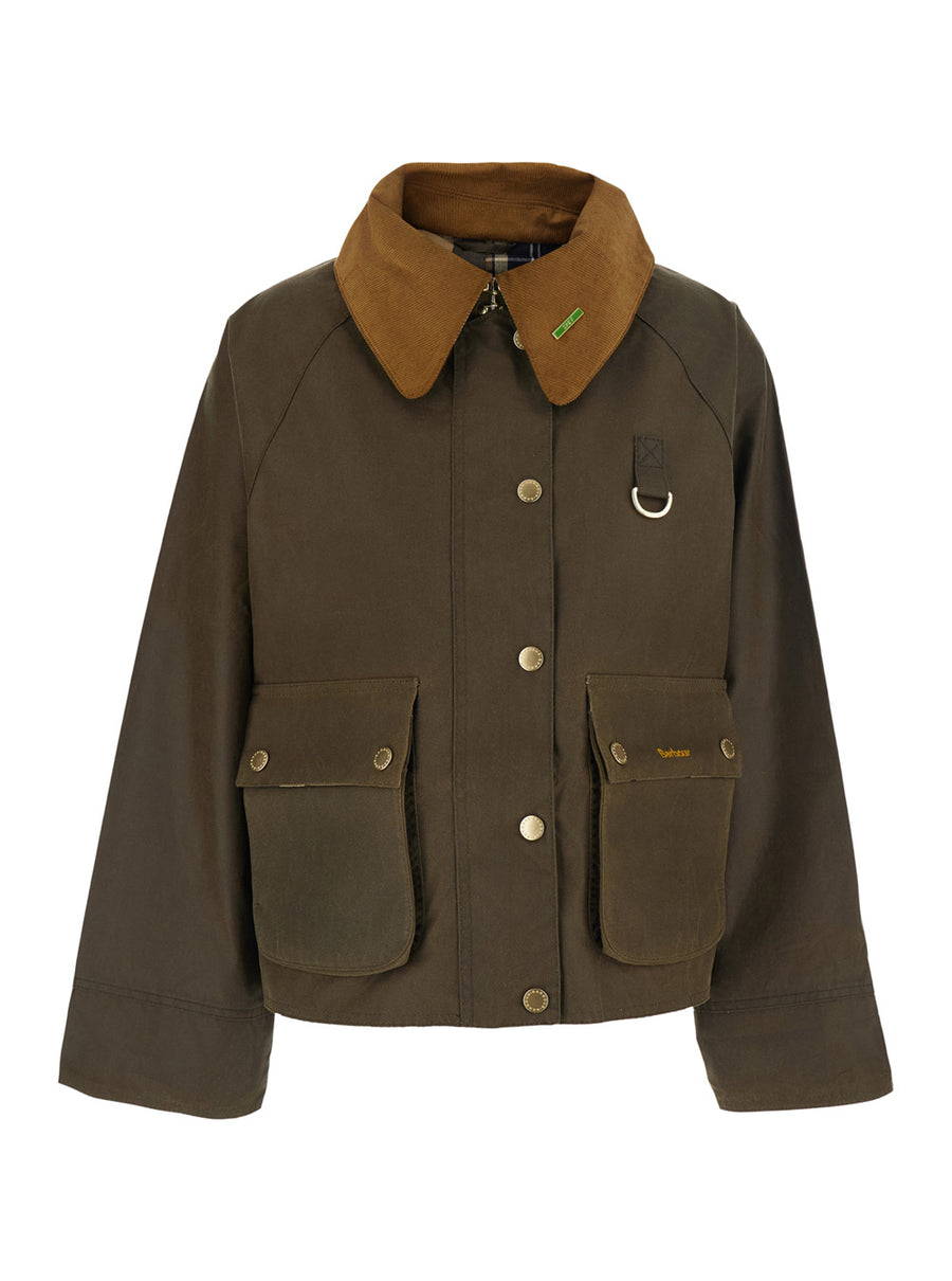 Jacket Modern Spey Wax Green Waxed Cotton Coat