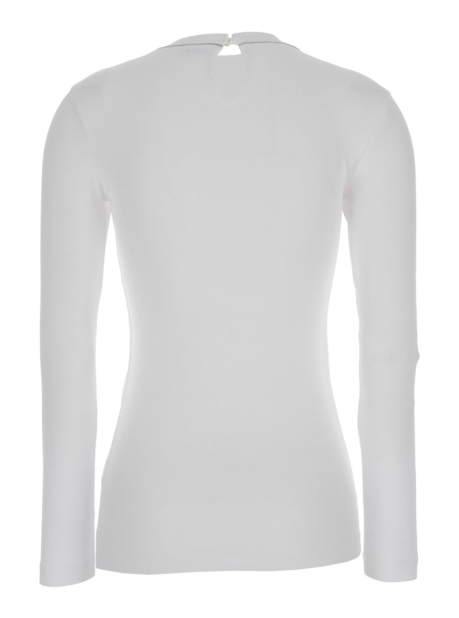 Long Sleeve T-Shirt White Cotton T-shirts & Jerseys