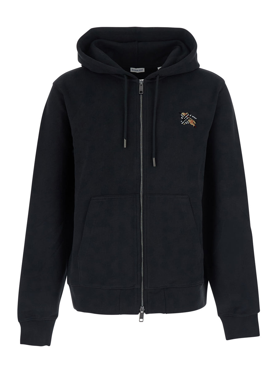 Hoodie Scott Black Cotton Sweatshirts