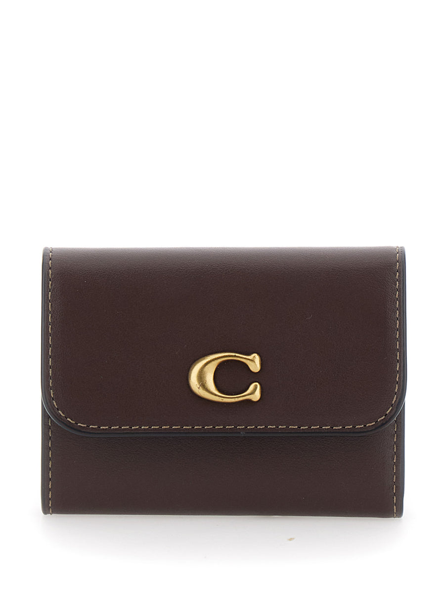 Card Holder Essential Brown Leather Cow Accessory
