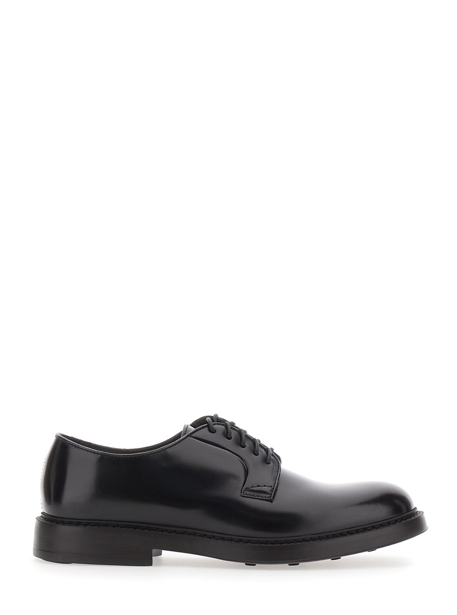Derby Shoes Fondo Bruges Horse Brown Calf Leather Lace-up
