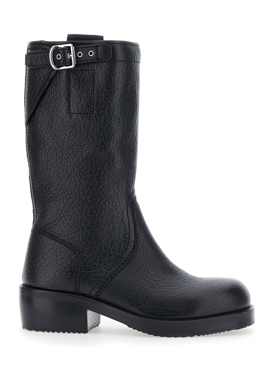 Boots Ws262-82 Calf Leather Black