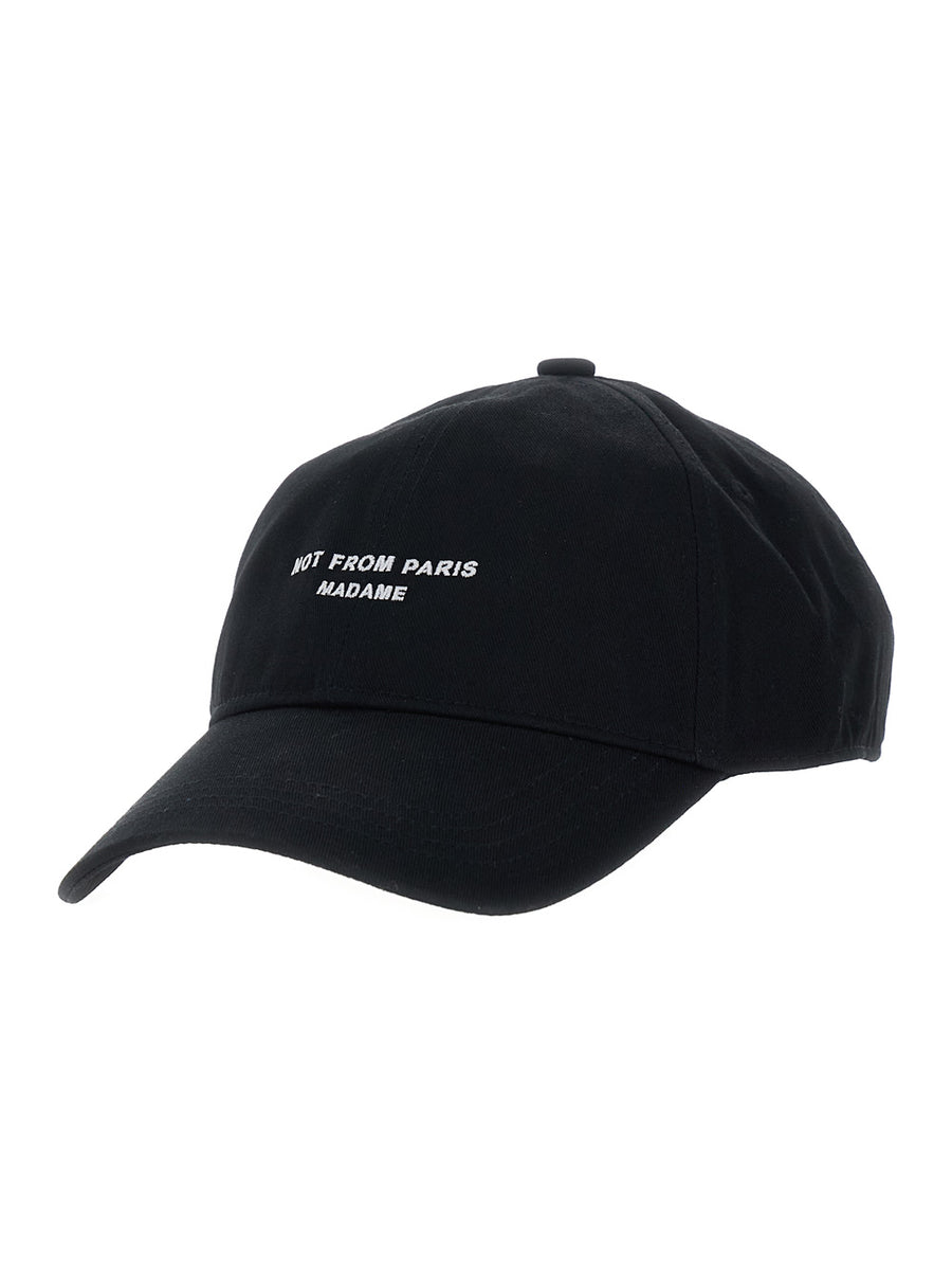 Baseball Cap Black Cotton Hat