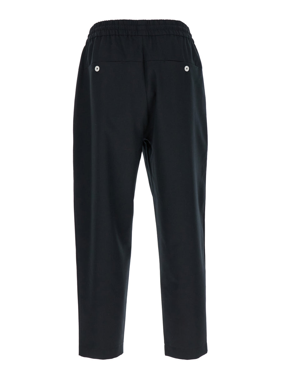 Pants Le Pantalon Cropped Black Virgin Wool Trousers