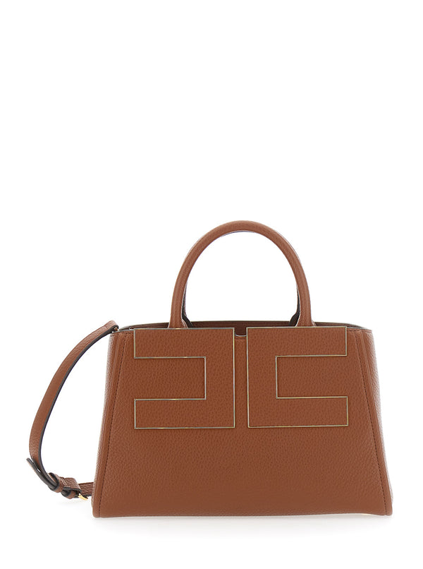 Handbag Brown Eco Leather Handbags