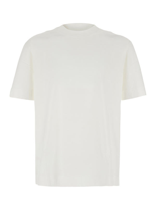 T-Shirt Round Neck White Cotton T-shirts