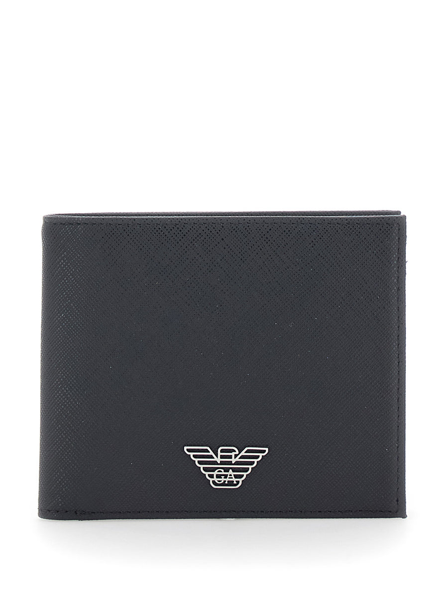 Bifold Wallet Black Tech Fabric Polyamide