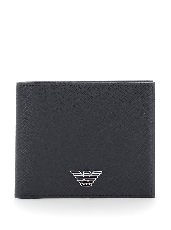 Bifold Wallet Black Tech Fabric Polyamide