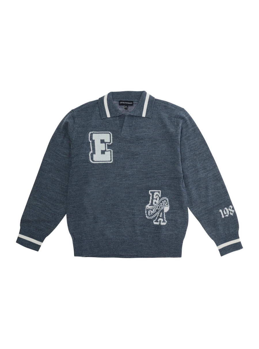 Sweater Grey Tech Fabric Tops