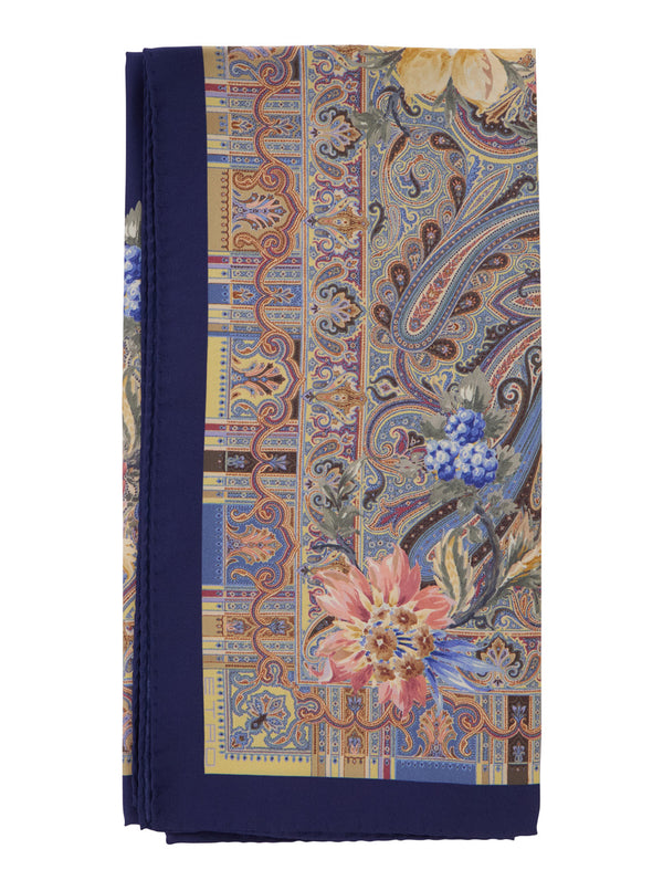 Scarf Paisley Silk Multicolour