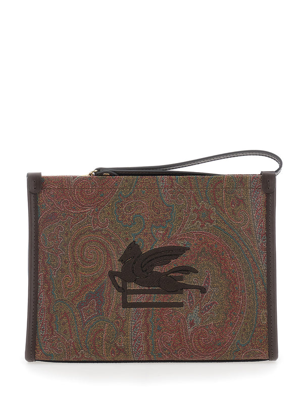 Clutch Arnica Brown Cotton Bags