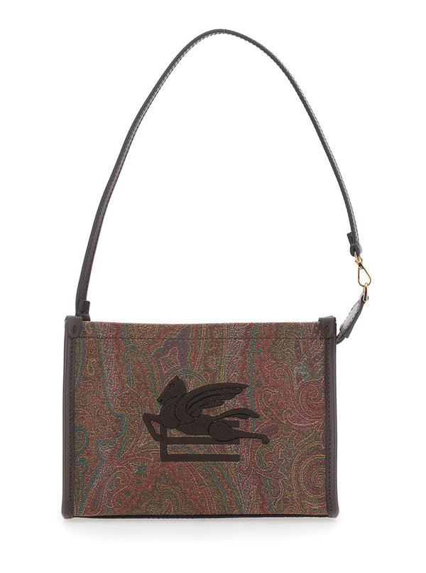Clutch Arnica Brown Cotton-Blend Cotton Polyester Bags