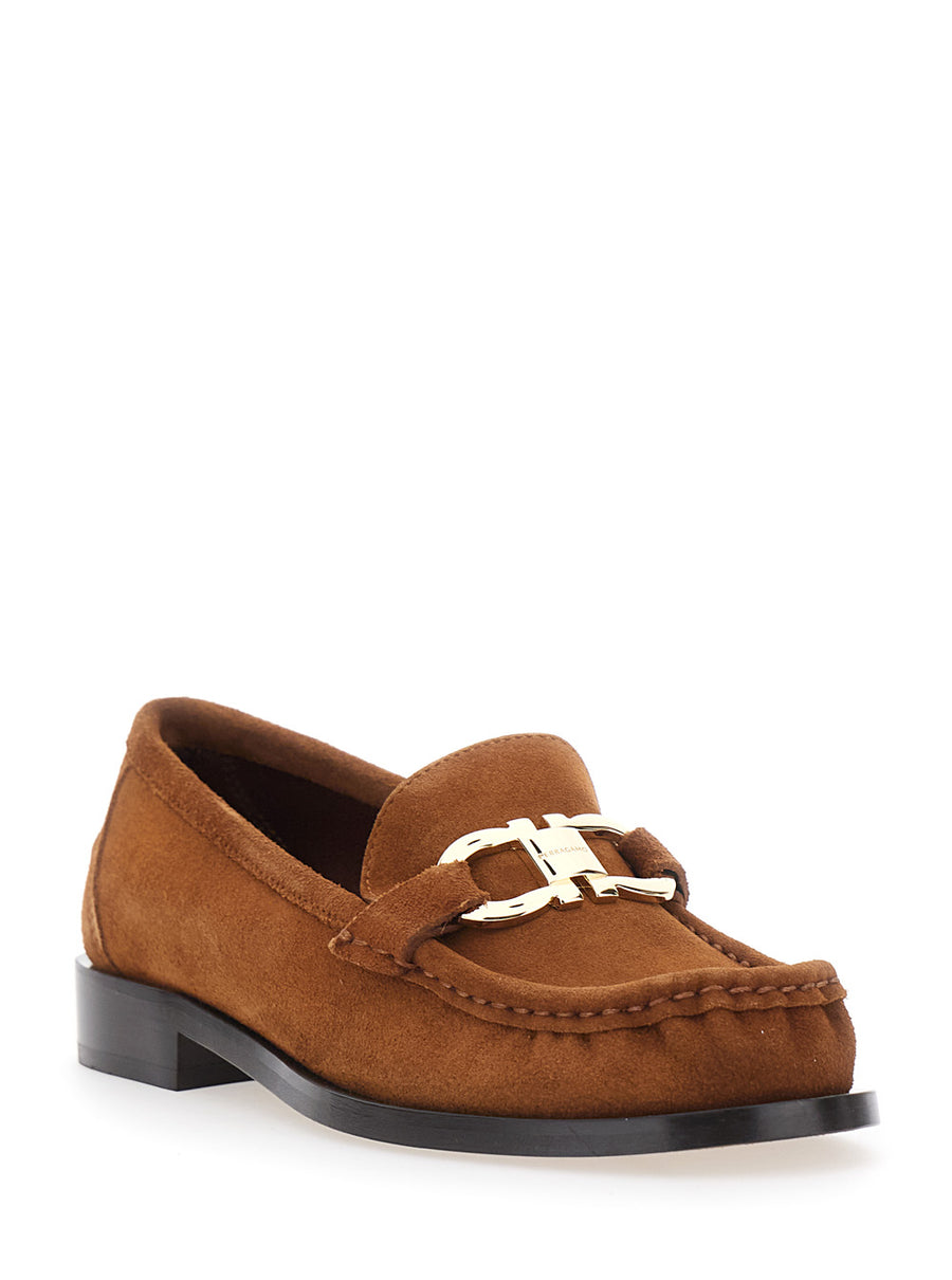 Loafers Marian Brown Suede Calfskin