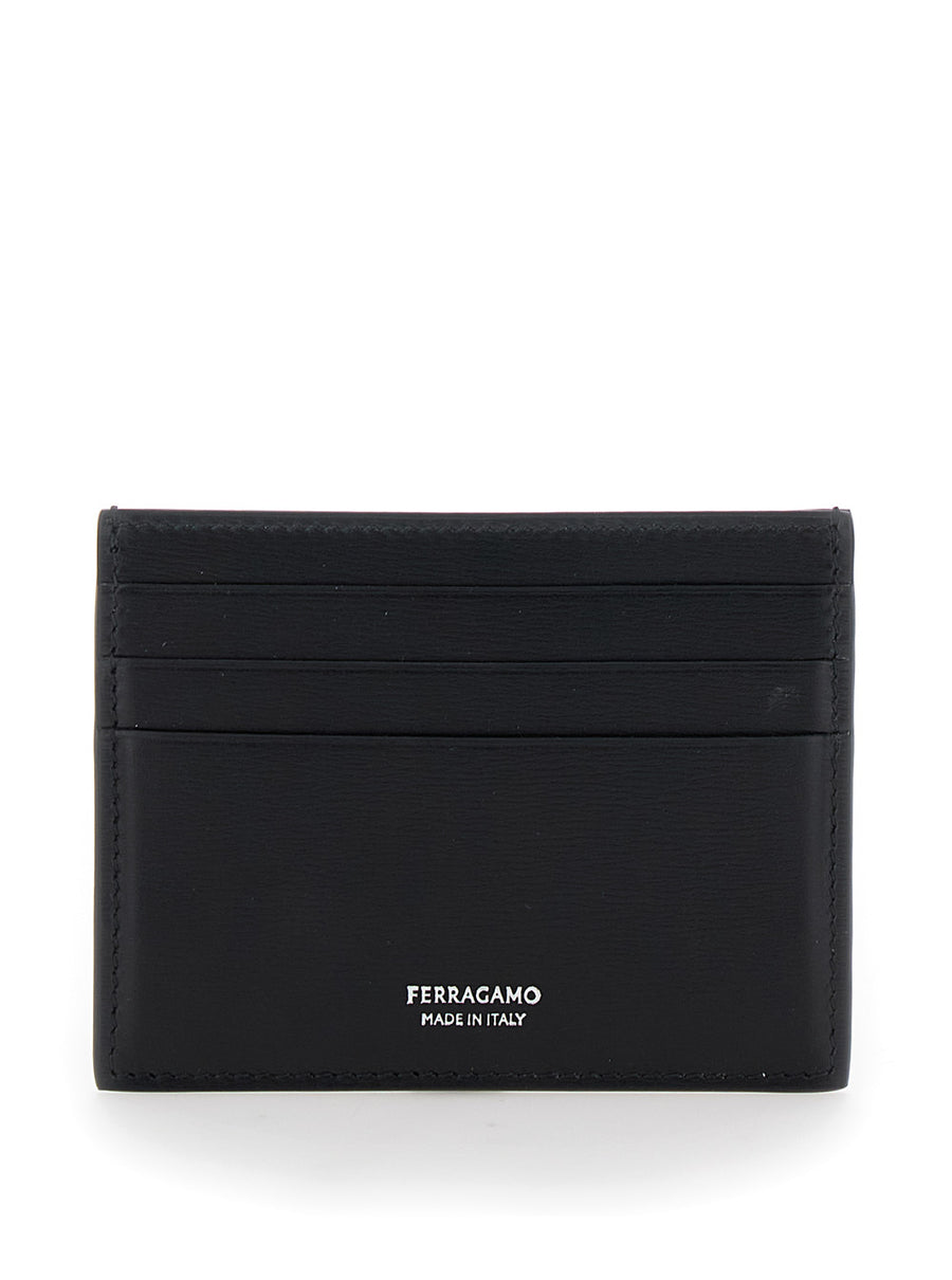 Card Holder Florence Black Calfskin Accessory