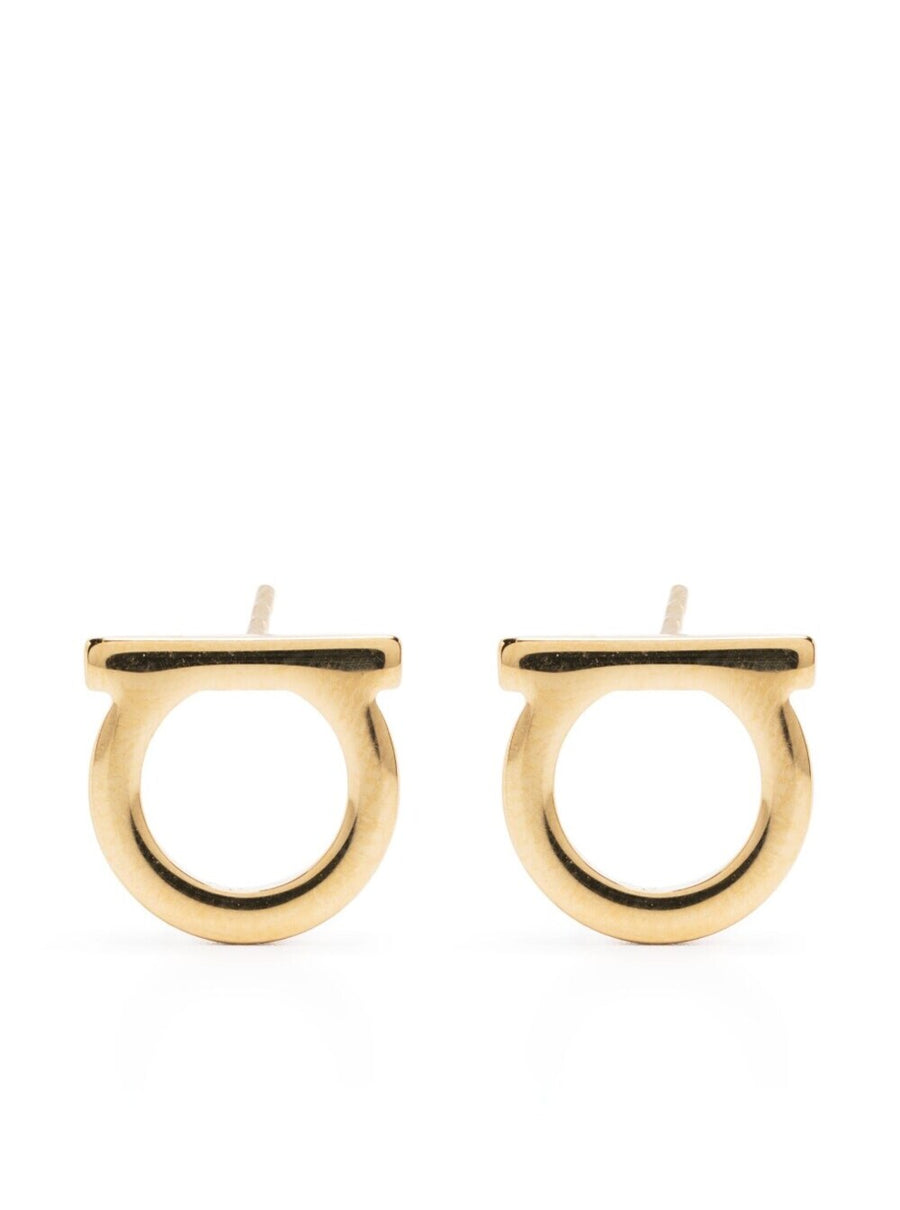 Earrings Gancini Gold-Coloured Brass Metallic