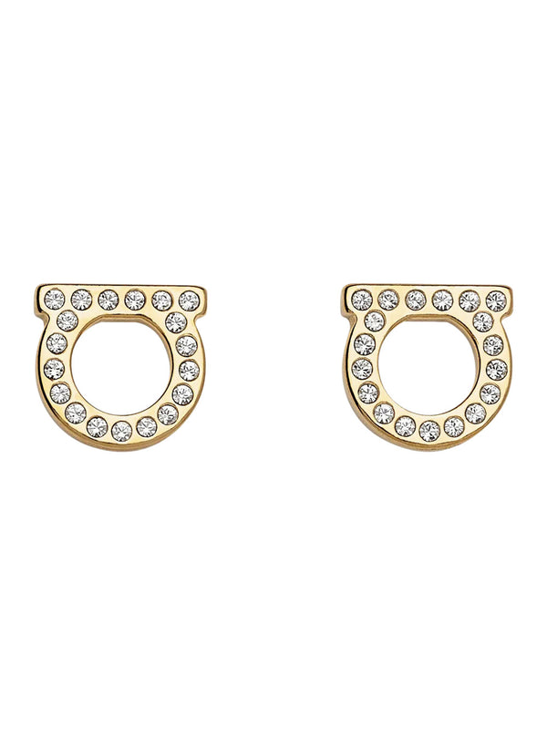 Earrings Gancini Gold Metallic Brass