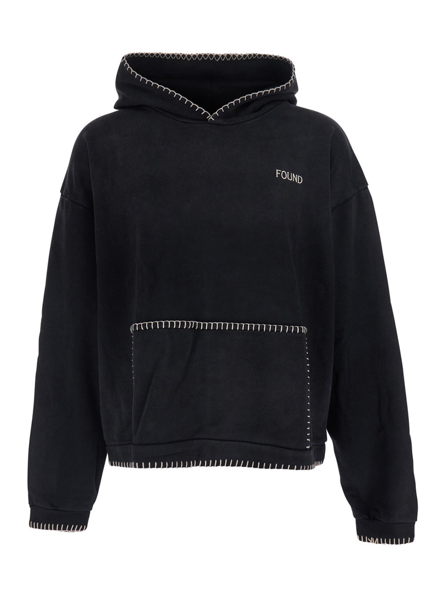 Hoodie Black Cotton Sweatshirts