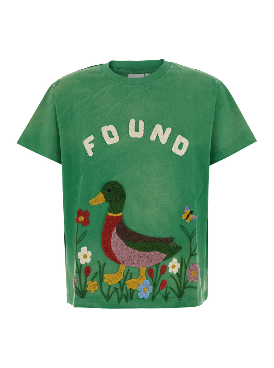T-Shirt Crew Neck Green T-shirts