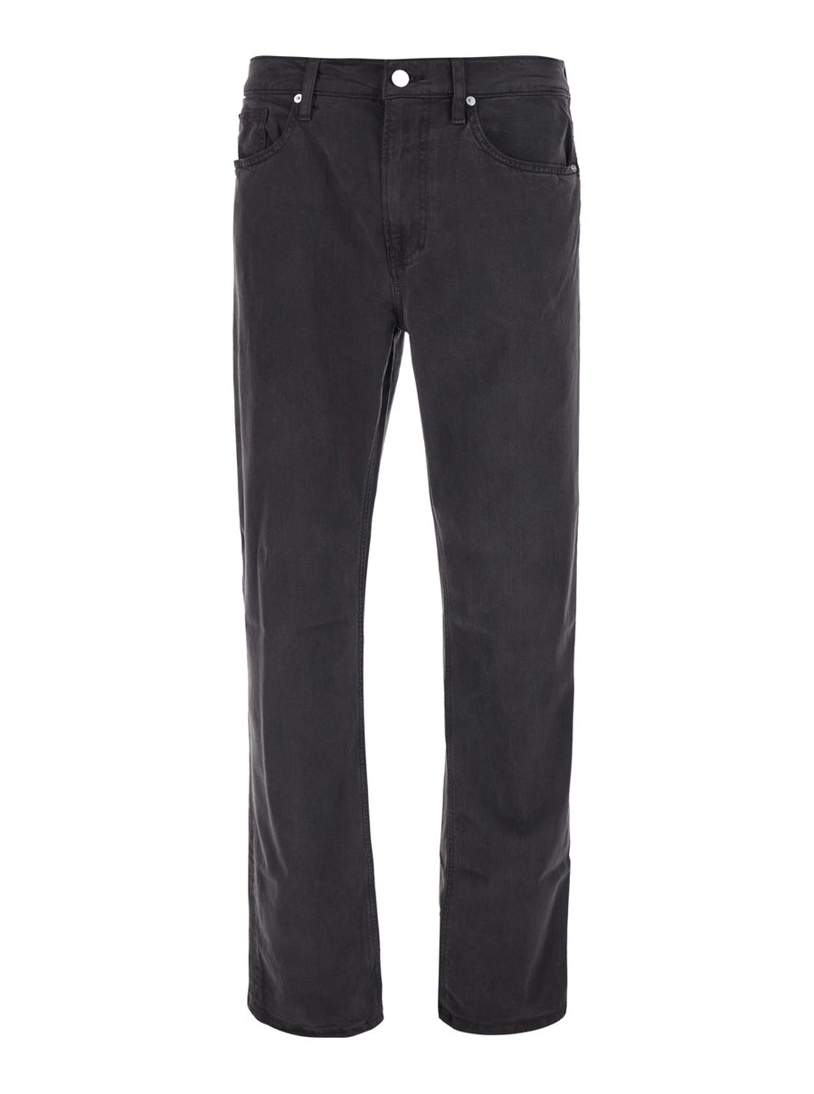Jeans Straight Blue Cotton And Polyamide