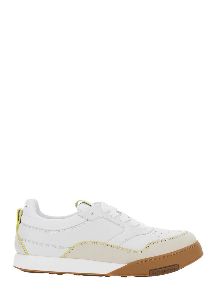 Low-Top Sneakers White Leather Trainers