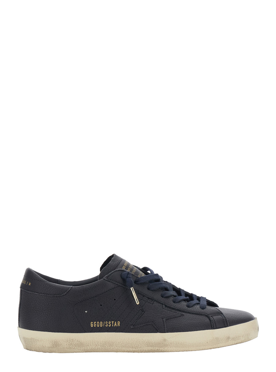 Sneakers Superstar Blue Leather Trainers