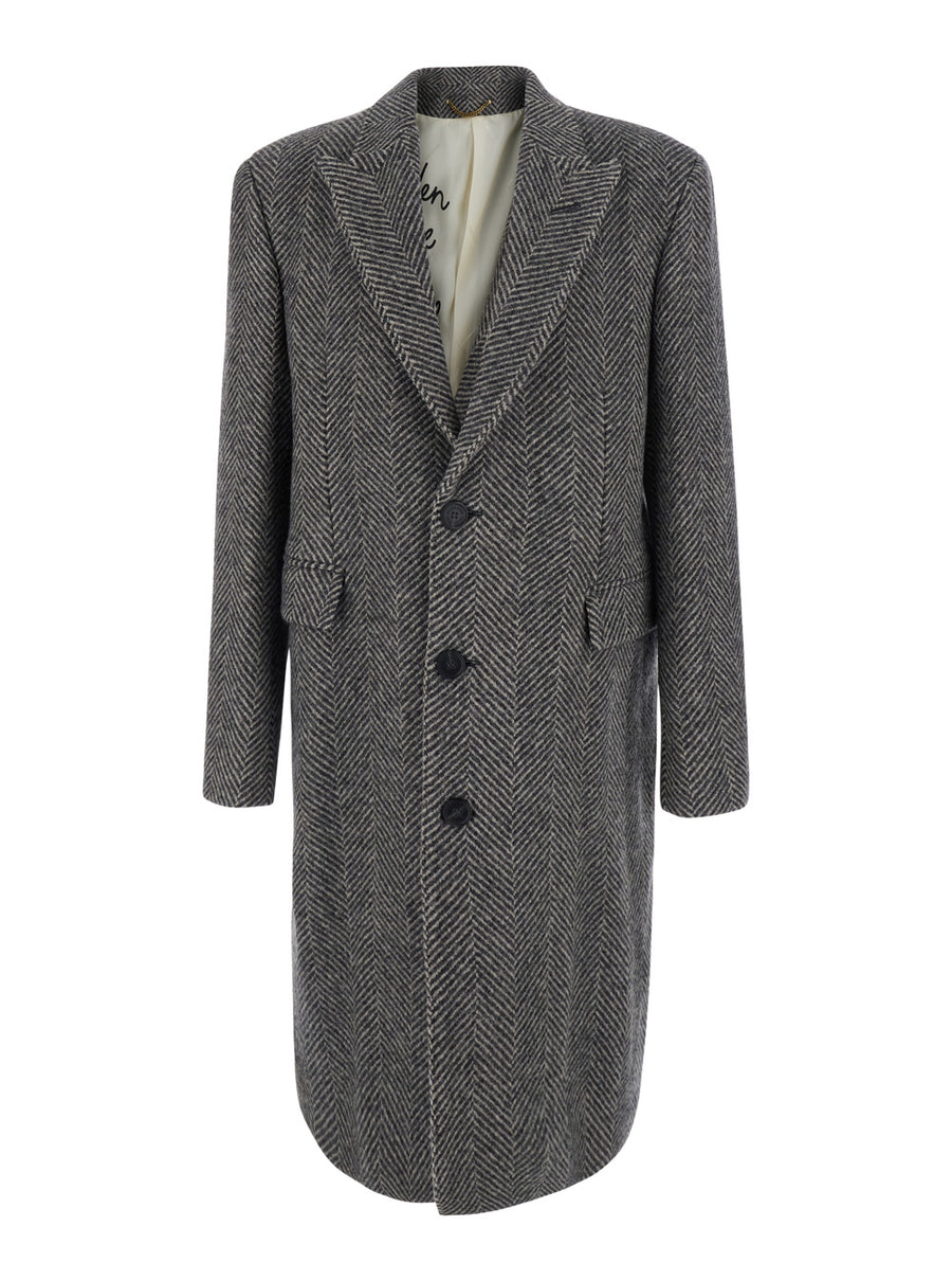 Coat Resca Green Virgin Wool