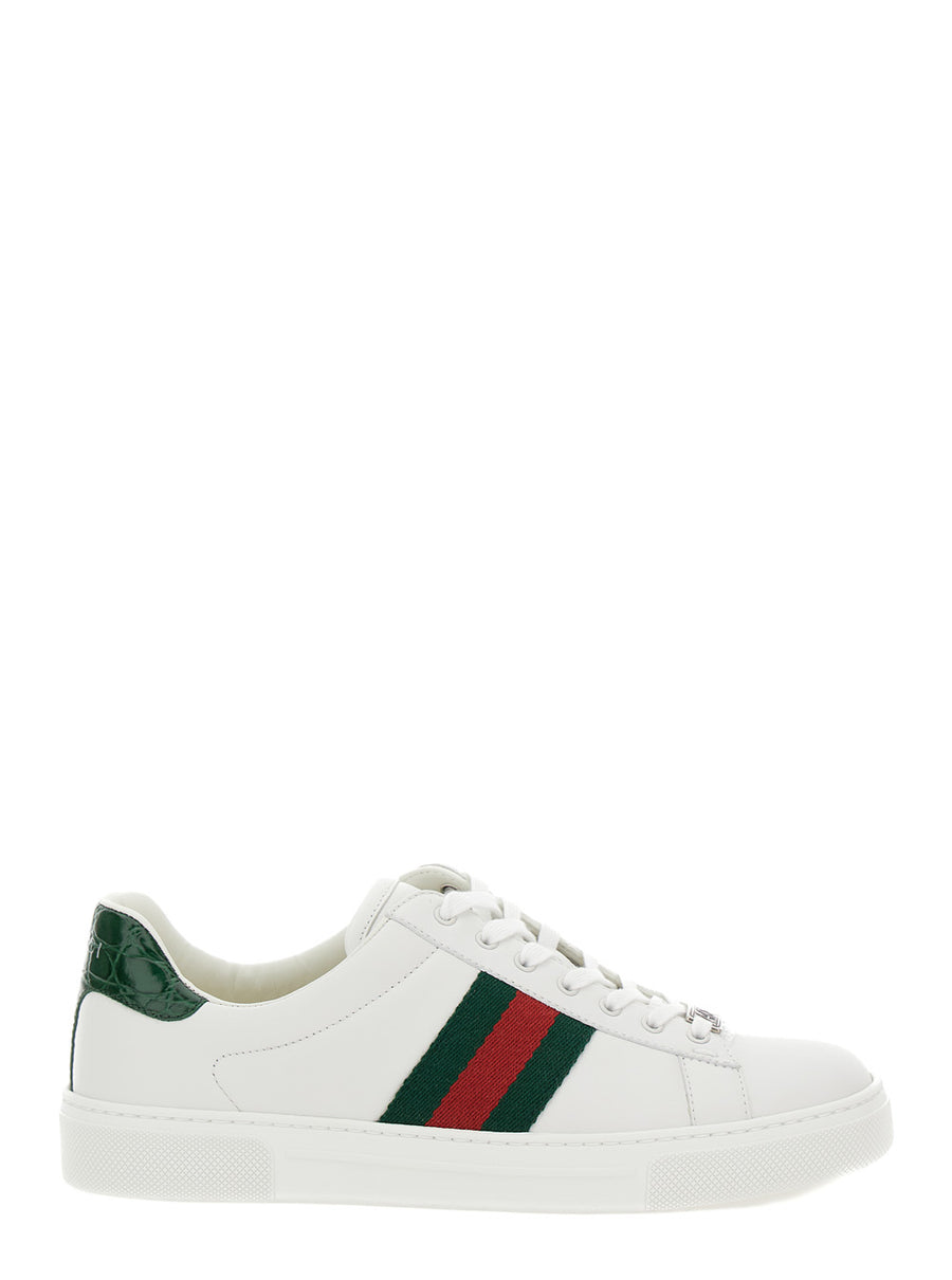 Low-Top Sneakers Ace White Leather Trainers