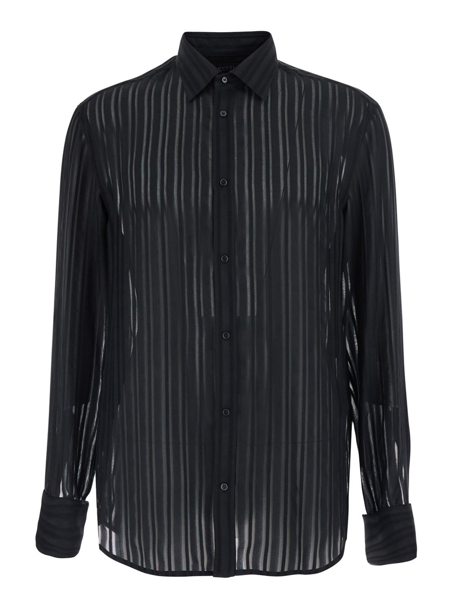 Shirt Black Silk