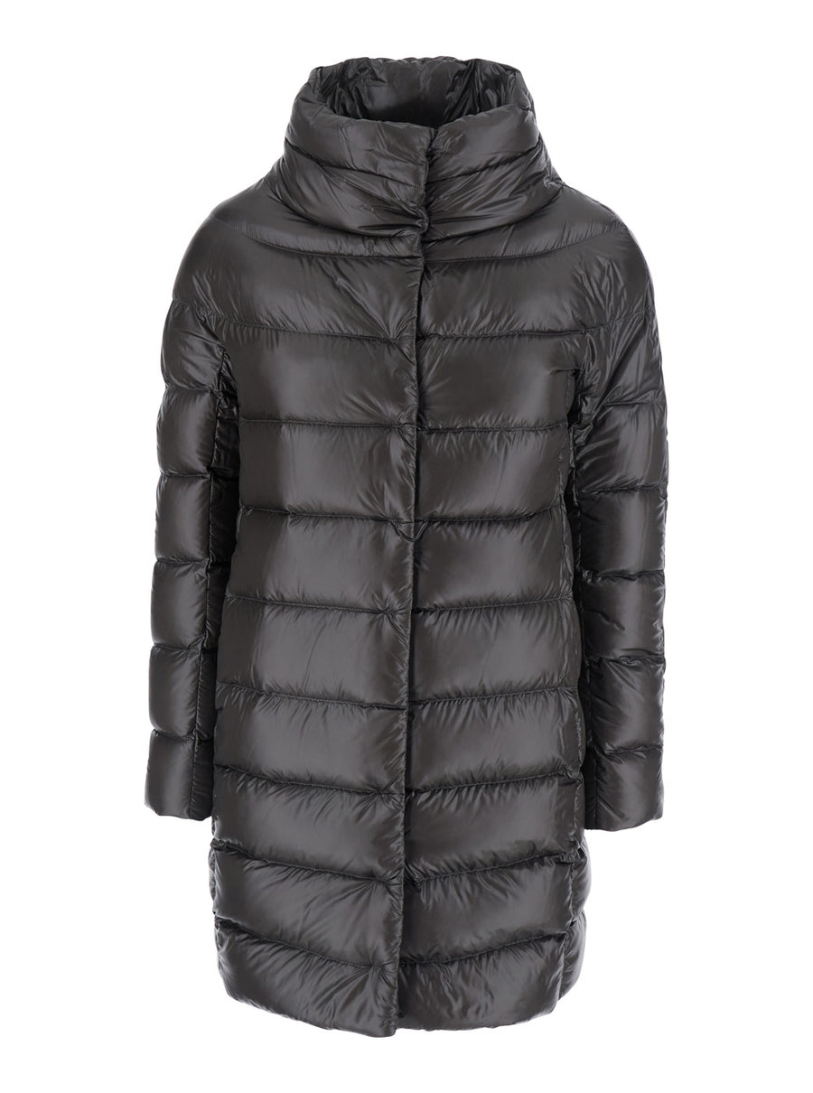 Down Jacket Dora Grey Polyamide Puffer